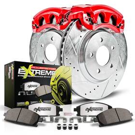 Kc1720-26 Euro-stop By Powerstop - Chrysler Dodge 3.5 3.6 5.7 Awd/rwd Disc Brake Kit