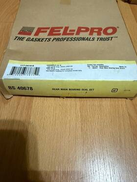 Bs-40678 Fel-pro For Chevy Trailblazer 2002-2009 Bs 40678 Rear Crankshaft Seal Kit