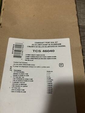 Tcs46040 Felpro Crankshaft Seal Front New For Volvo V70 S40 S80 S60 850 Xc90 S70