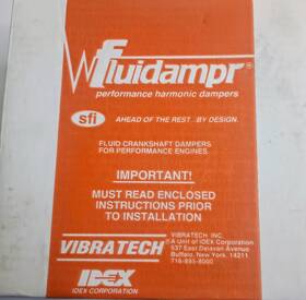 715004 Fluidampr Chevy Small Block 6 1/4 Internal Balacer. Chrome Summit Racing