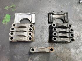 Ecz6329a Fomoco Ford Thunderbird 312 Y Block Main Caps Lot -6325a