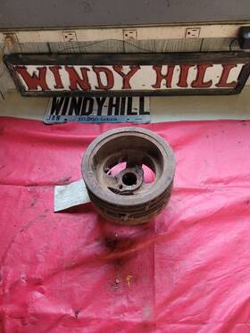 309.fd2u56 Ford 1956 1957 Lincoln 368 3 Groove Harmonic Balancer Crankshaft Pulley