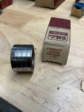 8ba-6362 Ford Nos Crankshaft Pulley Spacer 1948-53 Flathead V8 Vintage Usa