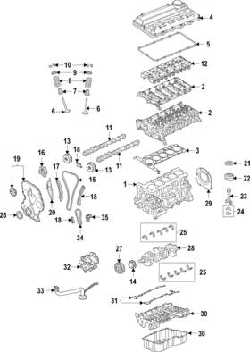 Bk3z-6303-a Ford Genuine Crankshaft