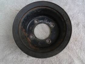 D3ae-6312-b1a Ford 73-79 F100 F150 Bronco Crank Pulley With 302 Oem 1973 - 1979