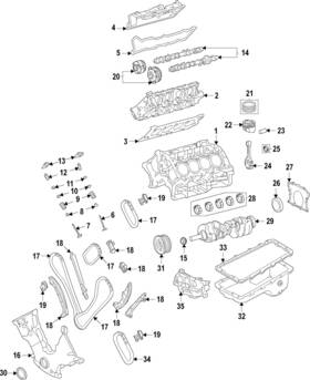 Ml3z6303b Ford Genuine Crankshaft