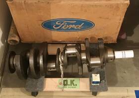 C9ax6303b Ford Motor Co. C9ae6303e Nos Boss 429 Nascar Forged Steel Crankshaft. Rare Holman-moody
