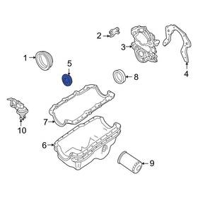 5h2z6700aa Ford Oe For Mustang 2006-2010 Front Engine Crankshaft Seal