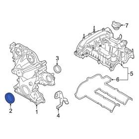 Cm5z6700b Ford Oe For Focus 2015-2018 Front Engine Crankshaft Seal