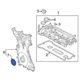 Ford Oe Cm5z6700e For Mustang 2015-2023 Front Engine Crankshaft Seal