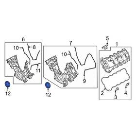 Gk2z6700a Ford Oe For F-150 2018-2025 Front Engine Crankshaft Seal