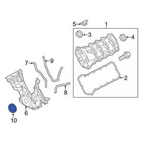 Kr3z6700a Ford Oe For Mustang 2020-2022 Front Engine Crankshaft Seal