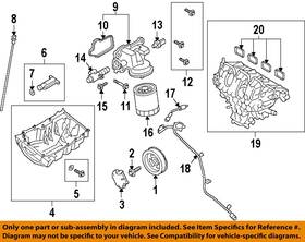 W716736s437 Ford Oem 16-23 Bronco Sport Water Pump-water Pump Assy Upper Bolt