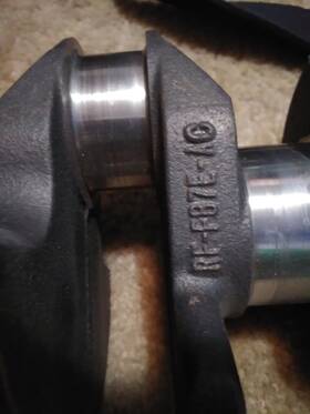 Rf-f87e-ac Ford 2.5 Crankshaft Sohc