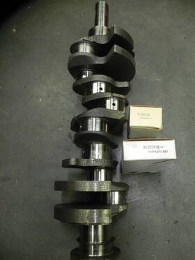 2475796 General Motors 1383k 30m/20r Gmc Truck 351 Ci V6 Crankshaft With Brgs 1960-1973 Cst#2475796 20r/30m Armed Steel