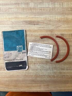 3812855 General Motors New Rear Main Bearing Seal 1955 - 1962 Chevrolet 235 And 236 Engine Gm