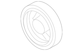 6e5z-6312-aa Genuine 96-2012 Ford Damper And Pulley