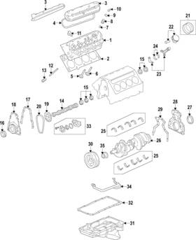 12568920 Gm Genuine Crankshaft