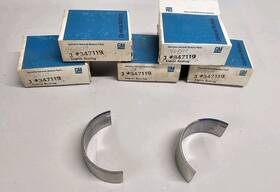 347119 Gm 5x Geunine Connecting Rod Bearings 1955-67 283 V8 .001