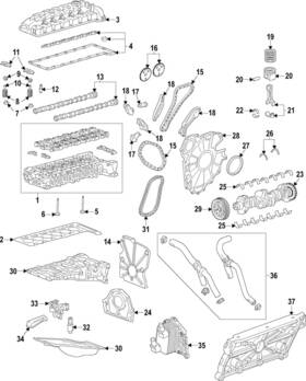 40009035 Gm Genuine Crankshaf