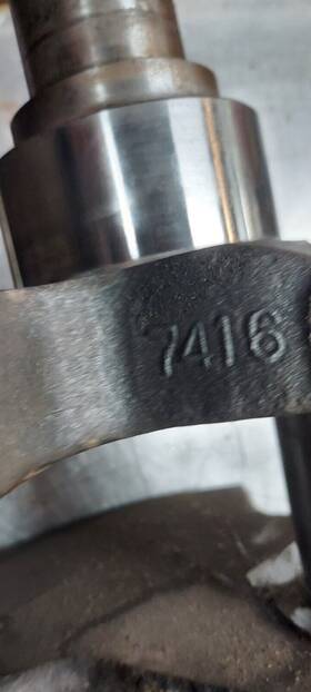 7416 Gm Big Block Steel Crankshaft