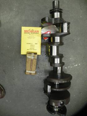 1294k Gopher Motor / General Motors 10-10 Bbc Crankshaft With Bearings 10m/10r Forged Steel 366 396 402 427 Ci V8 Cstg#6223