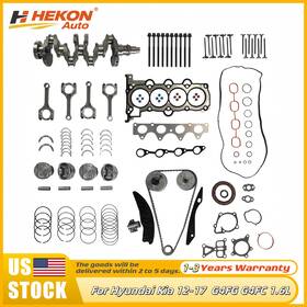23041-2b900 Hekon Auto G4fg G4fc 1.6l Engine Rebuild Kit Con Rods And Timing Chain For Hyundai Kia 12-17