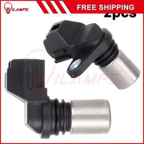 12448263 Hilamps 2pcs Crankshaft Position Sensor Pc585 Fits 2002-11 Volvo 2.4l 2.5l Turbo