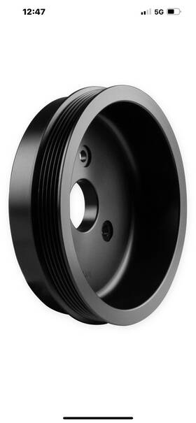 97-159 Holley Replacement Crankshaft Pulley For Ls1 Ls2 Ls3 Ls6 Mid Mount