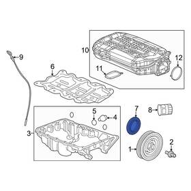 912125mra01 Honda Oe For Accord 2003-2017 Front Engine Crankshaft Seal