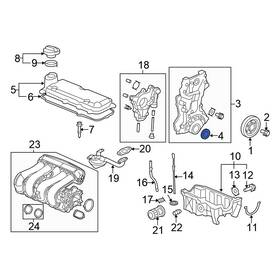 912125r7a01 Honda Oe For Fit 2015-2020 Front Engine Crankshaft Seal