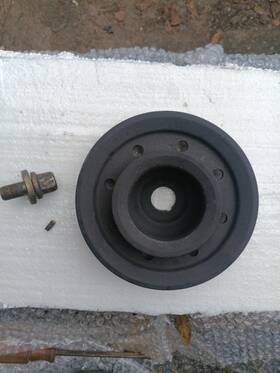 D16a9 Honda Oem 86-89 Acura Integra Pulley Crank Harmonic Balancer With Key And Bolt