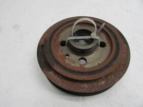 Aj810654 Jaguar Crankshaft Pulley Vanden Plas 2008 2009 4.2l Engine Motor Harmonic Balancer Oem