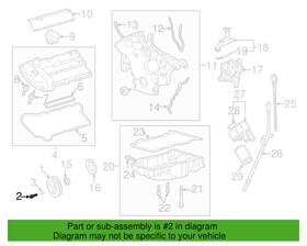 Xr816493 Jaguar New Oem 100% Genuine Crankshaft Damper Bolt - Instock