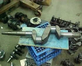 175-cid John Deere Inch B 5.5 Stroke 175 Cid Crankshaft Casting #b2460r Rods .010 Main
