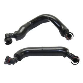 Karparts360 197951726971 For Bmw 545i/645ci 2004 2005 Breather Hose Driver And Passenger Side Pair 5-8 Cyl