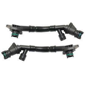Karparts360 197951727015 For Bmw 750i/750li 2009-2015 Breather Hose Driver And Passenger Side Pair