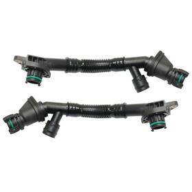 Karparts360 197951727060 For Bmw 550i Xdrive 2011 2012 2013 Breather Hose Driver And Passenger Side Pair