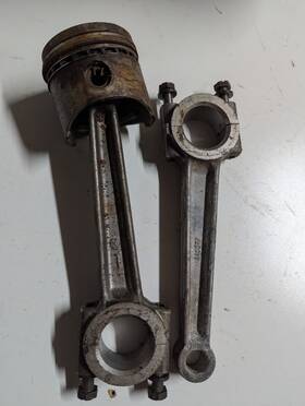 7.5r27 Kholer L654 Kohler L600 Genset Generator Engine Piston And Conecting Rods Marine