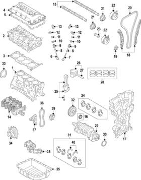 6s516-2sh01 Kia Genuine Crankshaft