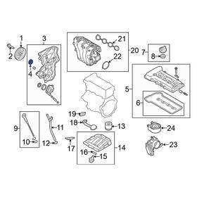214212e300 Kia Oe 2.14212e 305 For Optima 2017-2020 Engine Crankshaft Seal
