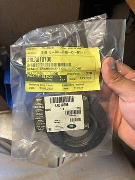 28lr010706 Land Rover Front Crankshaft Seal