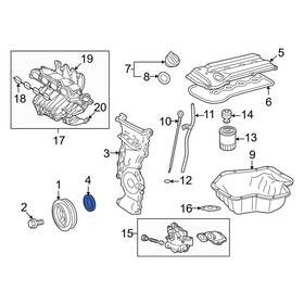 9008031049 Lexus Oe For Ct200h 2011 Front Engine Crankshaft Seal