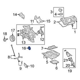 90311a0005 Lexus Oe For Is500 2022-2024 Front Engine Crankshaft Seal