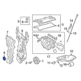 90311a0035 Lexus Oe For Tx500h 2024-2026 Rear Engine Crankshaft Seal