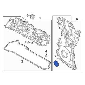 Md8z6700a Lincoln Oe For Nautilus 2024-2025 Front Engine Crankshaft Seal