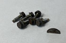 F801-11-319 Mazda B2200 Factory Crank Shaft Woodruff Key And Pulley Bolts