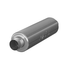 Gp192106 Mbrp Exhaust 3 Inch Id Inlet/outlet T409 Muffler 26 Single Chamber Deep Sound Truck Jeep Pl