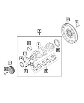 68133302aa Mopar Genuine Crankshaft Target Wheel