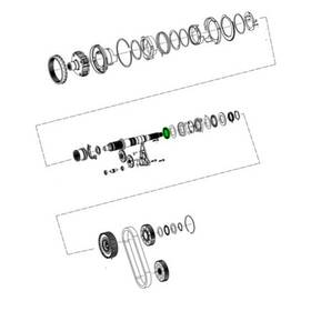 68402241aa Mopar Transfer Case Output Shaft Thrust Bearing